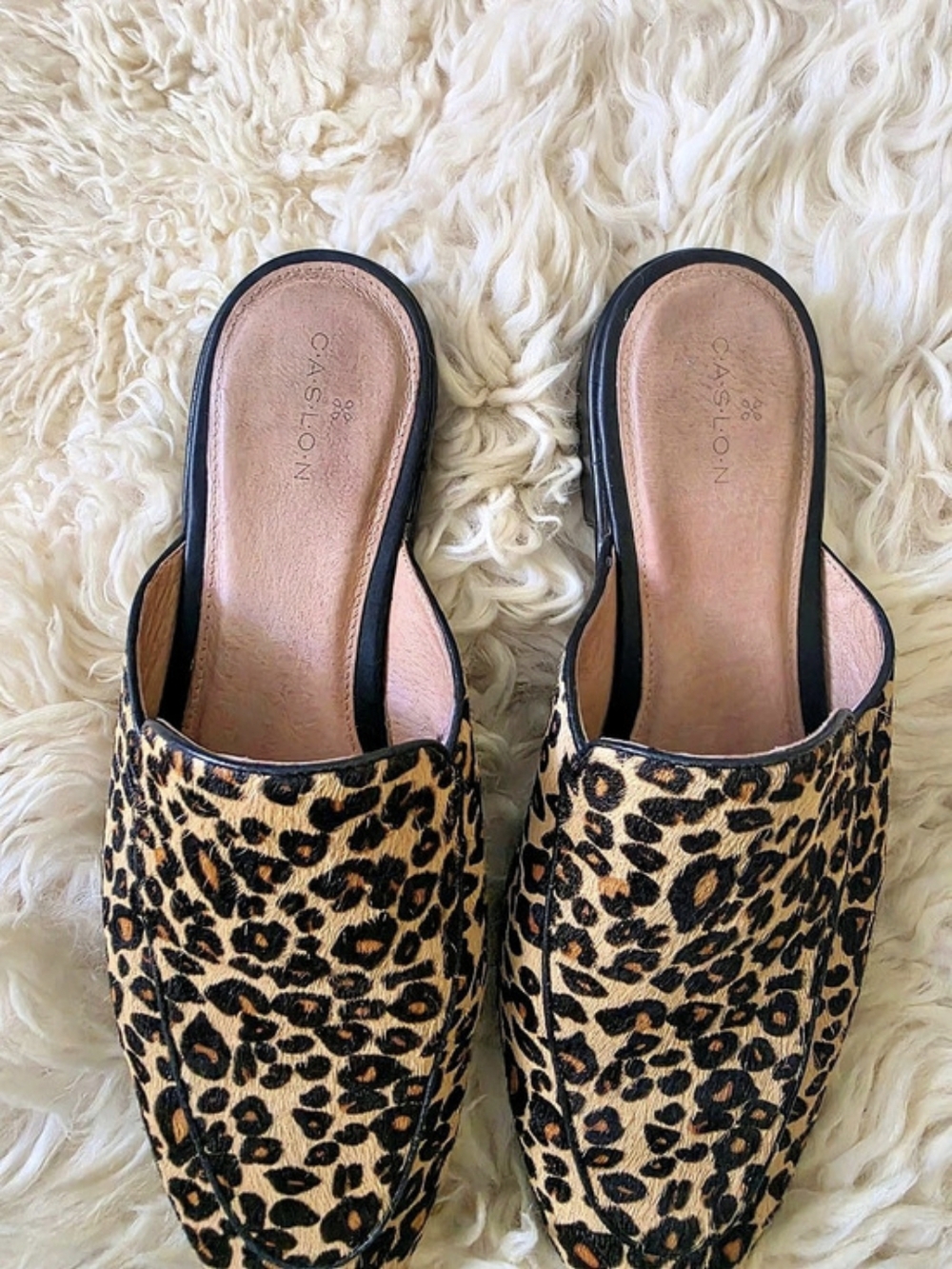 Caslon Evelyn Mule Leopard Print Mules